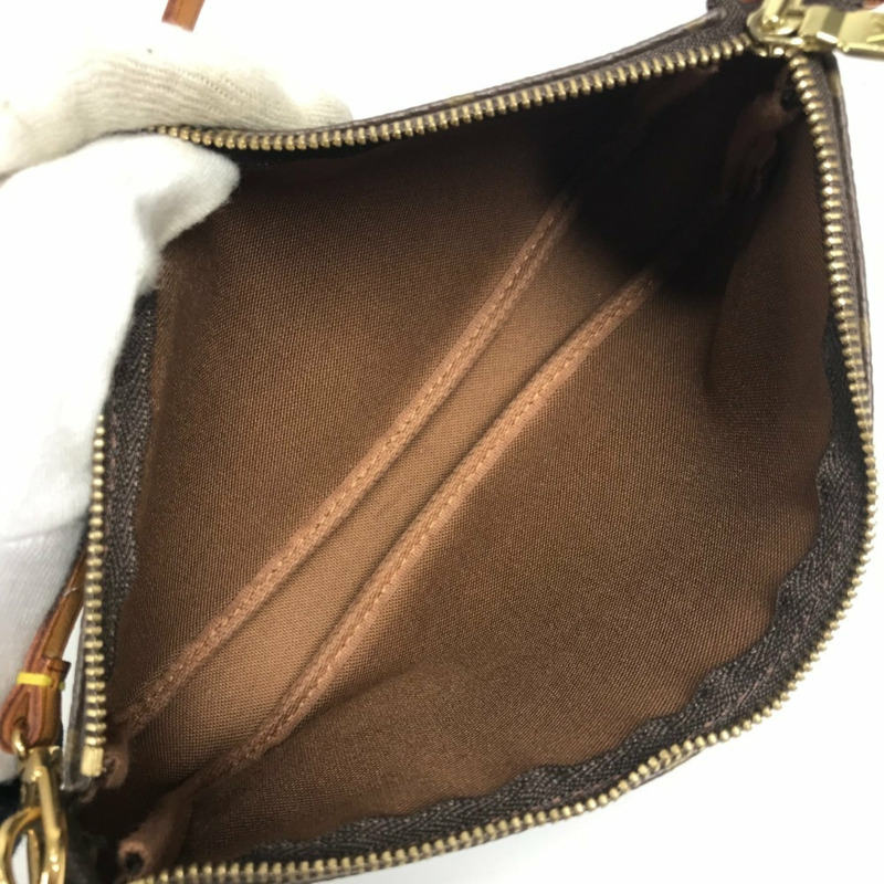 路易威登 M92191 Monogram Graffiti Pochette Accessoires 配件包肩手提包帆布男女款卡其色-12