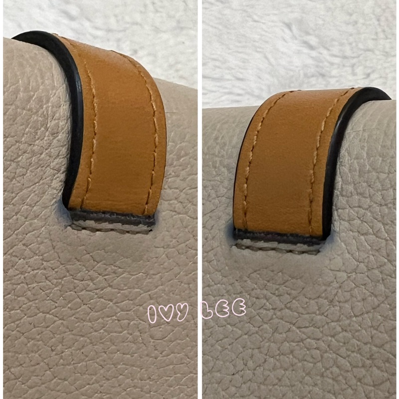 Loewe Small Vertical Wallet 羅威小型直式錢包 短夾  淺棕 米色 粉嫩橘 正品 二手精品-13