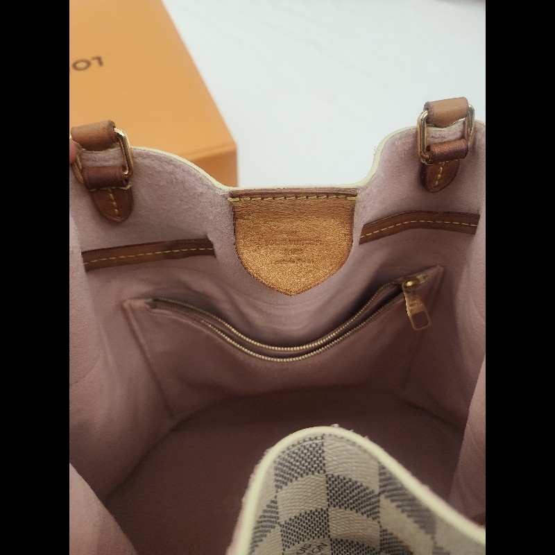 Lv 白棋盤格手提水桶包，5000元入手LV-4