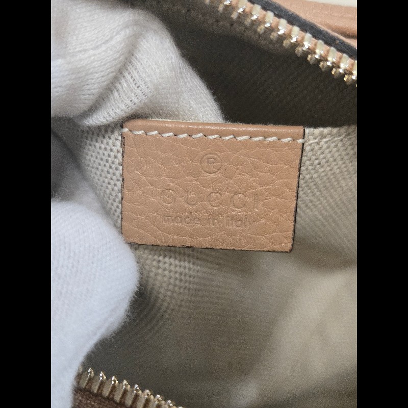 Gucci 古馳 disco soho 奶茶色 焦糖色 流蘇拉鍊相機包 肩背包 斜背包-18