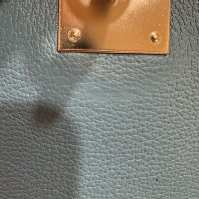 Hermes Birkin30 新牛仔藍走白線 so訂製款 流星刻印 框H 💙🩵🤍-8