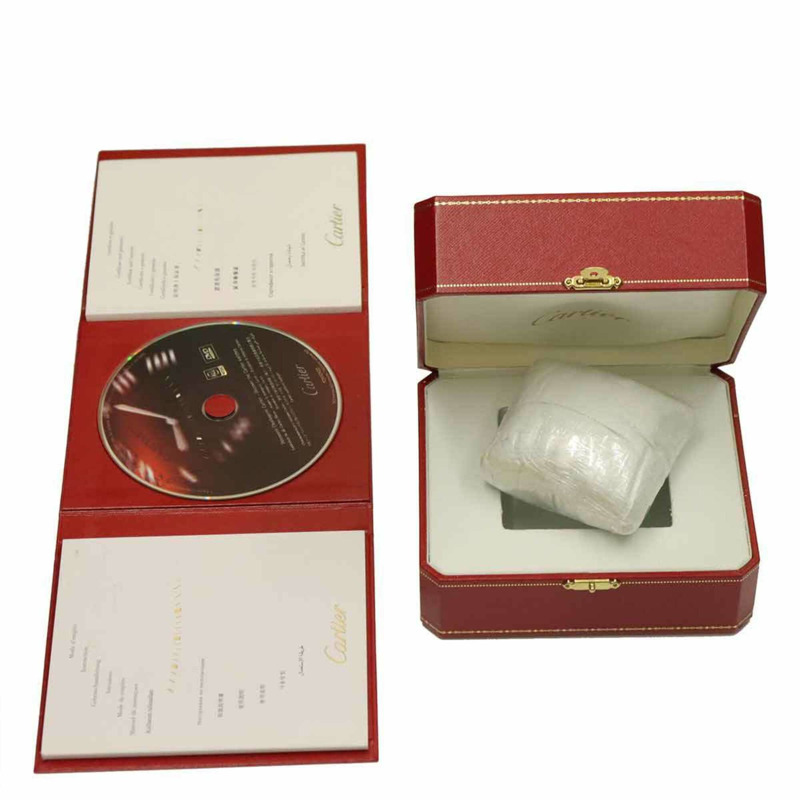 卡地亞 Calibre de W7100061 男士腕錶，日期顯示，黑色錶盤，自動上鍊機芯-1