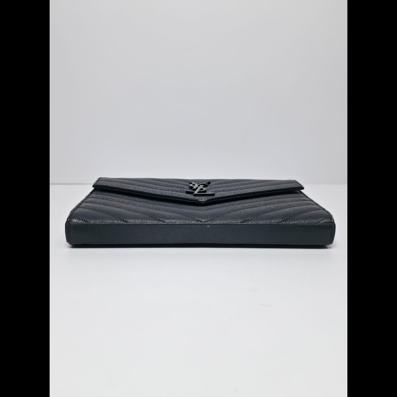 YSL 黑色 Cassander Chain Wallet-5
