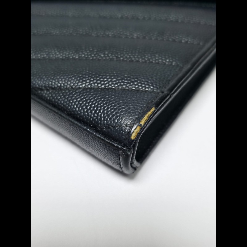 YSL 黑色 Cassander Chain Wallet-9