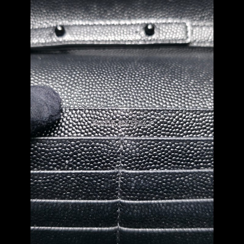 YSL 黑色 Cassander Chain Wallet-20