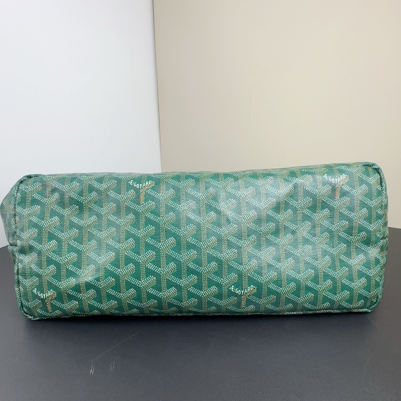 Goyard戈雅Saint Louis綠色老花購物袋，小號 尺寸34x15x28cm 編碼HR394。-2