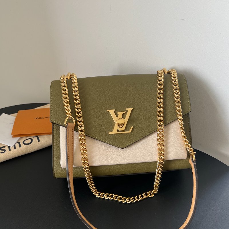 芯片款 路易威登/Louis Vuitton Lockme繫列小號信封包-0