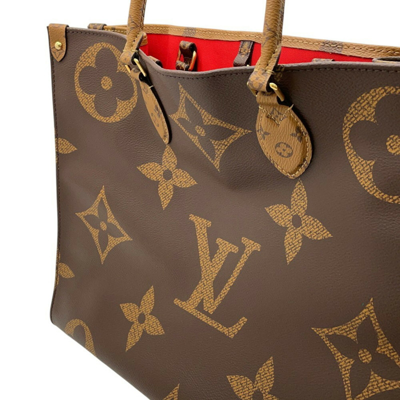 路易威登 Monogram Reverse Giant OnTheGo GM 手提包 M45320。手提包，兩用單肩背包。 Monogram 圖案。女士手提包。路易威登-6