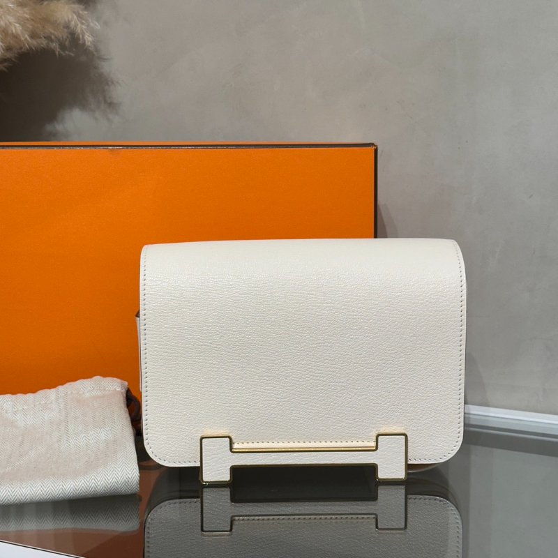 HERMES Geta 木屐包 - 奶昔白金 U-9