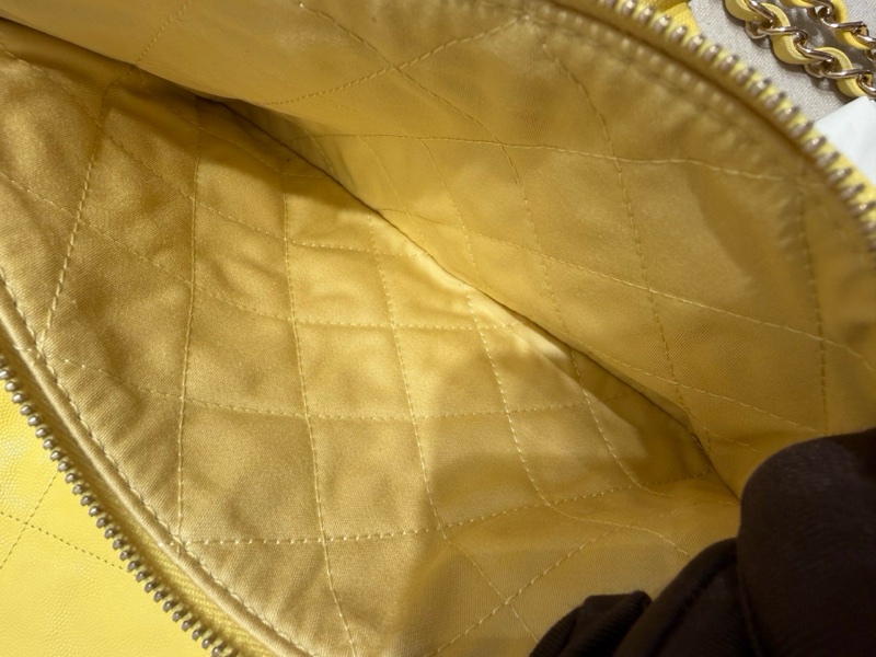 Chanel黃色22 bag small-5