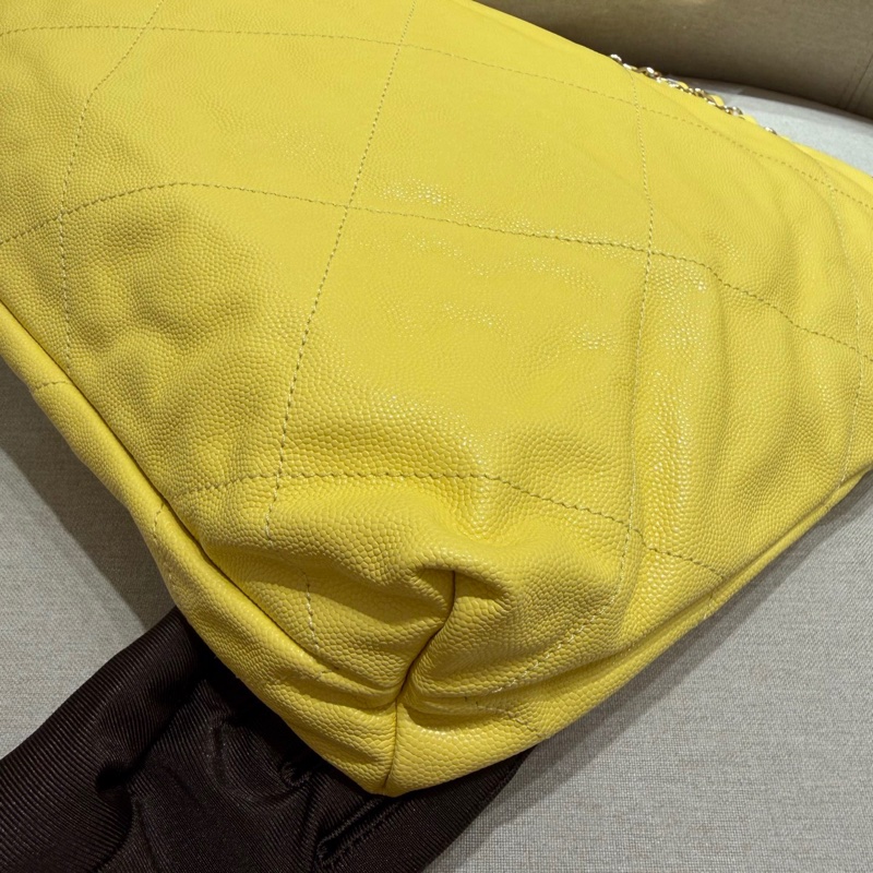 Chanel黃色22 bag small-7