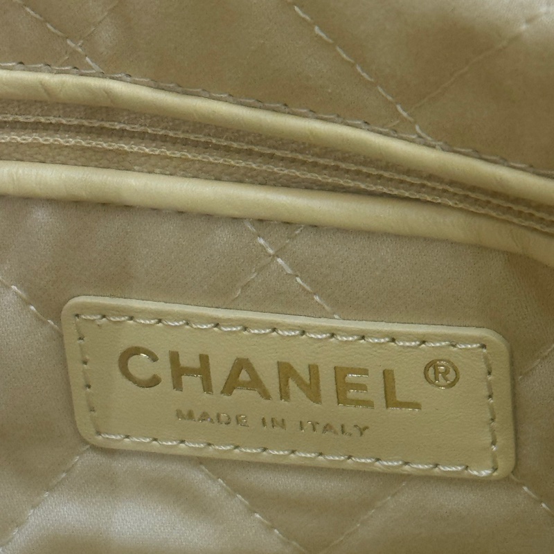 Chanel黃色22 bag small-10