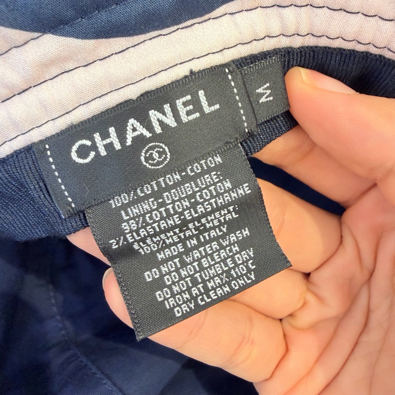 Chanel • 拼色小Logo漁夫帽-3
