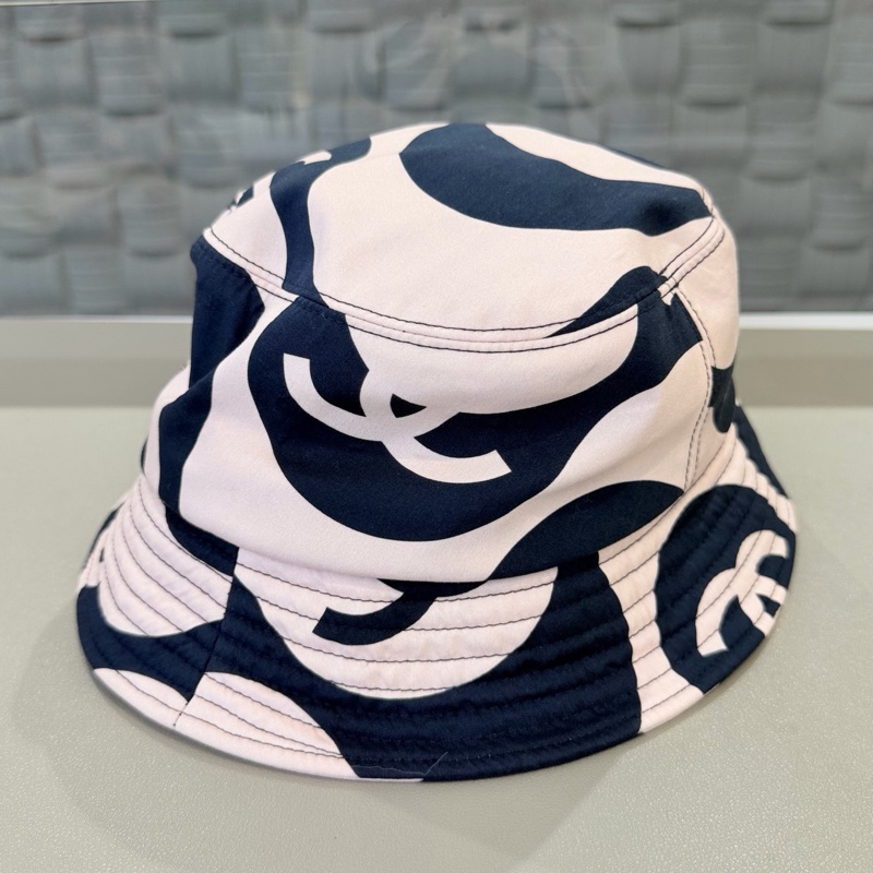 Chanel • 拼色小Logo漁夫帽-4