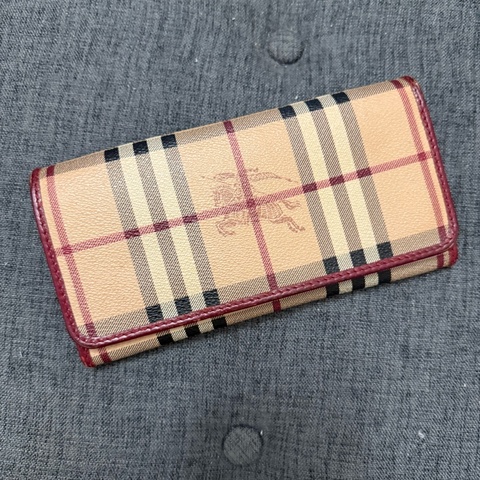Burberry 長夾 二合一 零錢包 台灣專櫃購入