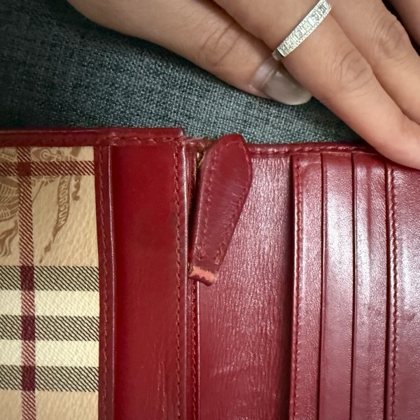 Burberry 長夾 二合一 零錢包 台灣專櫃購入-15