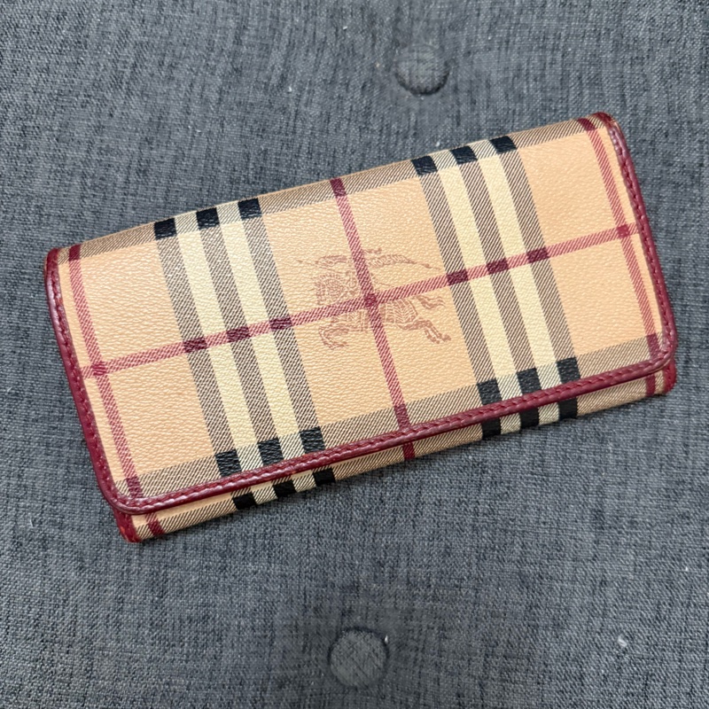 Burberry 長夾 二合一 零錢包 台灣專櫃購入-21