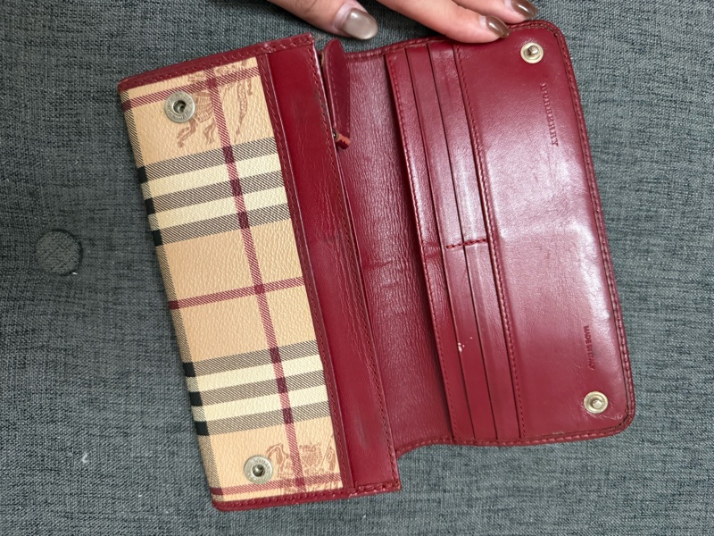Burberry 長夾 二合一 零錢包 台灣專櫃購入-24