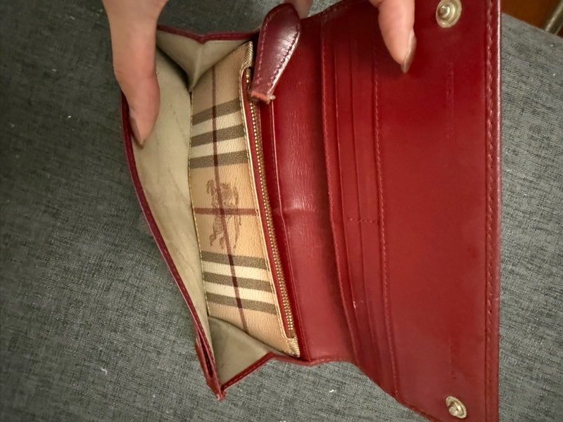 Burberry 長夾 二合一 零錢包 台灣專櫃購入-28