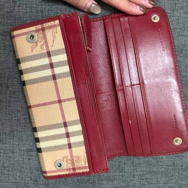Burberry 長夾 二合一 零錢包 台灣專櫃購入-35