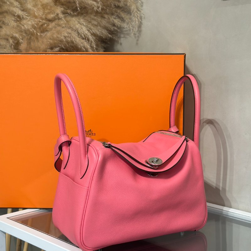 HERMES Lindy 26 - 唇膏粉銀 A-2