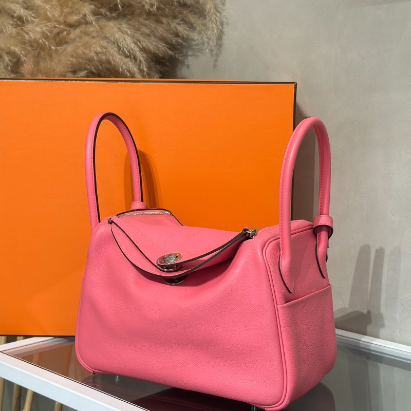HERMES Lindy 26 - 唇膏粉銀 A-3