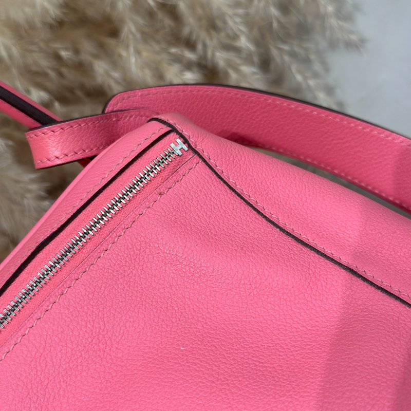 HERMES Lindy 26 - 唇膏粉銀 A-8