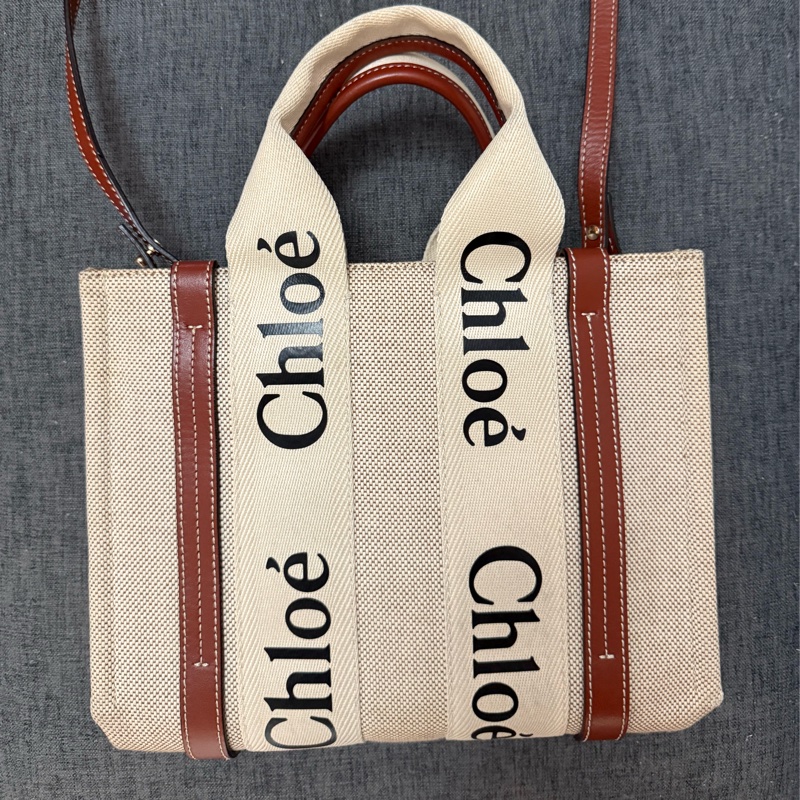Chloe woody 小號 棕色-0