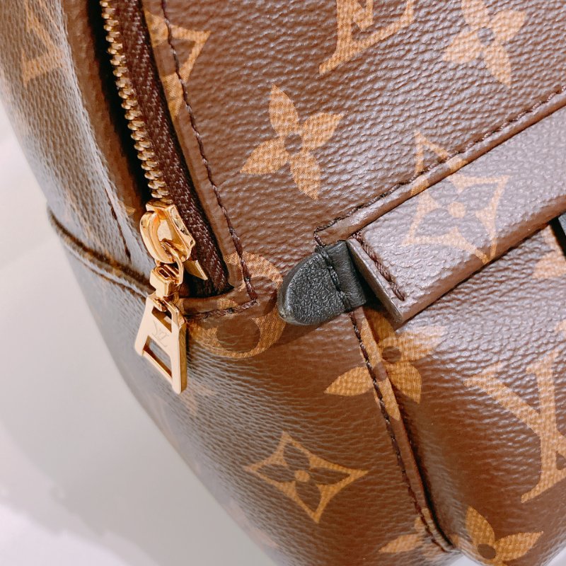 TW4829 Louis Vuitton 路易威登 迷你 經典小背包 Palm Springs Mini Backpack Monogram Canvas Brown-11