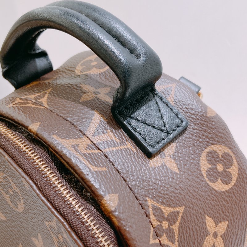 TW4829 Louis Vuitton 路易威登 迷你 經典小背包 Palm Springs Mini Backpack Monogram Canvas Brown-13