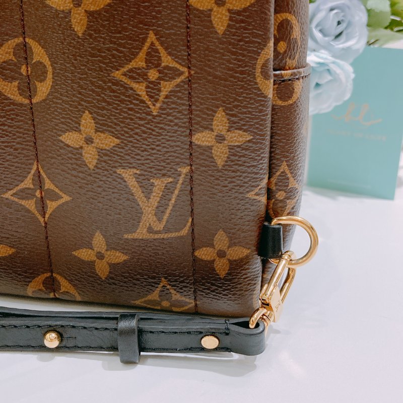 TW4829 Louis Vuitton 路易威登 迷你 經典小背包 Palm Springs Mini Backpack Monogram Canvas Brown-17