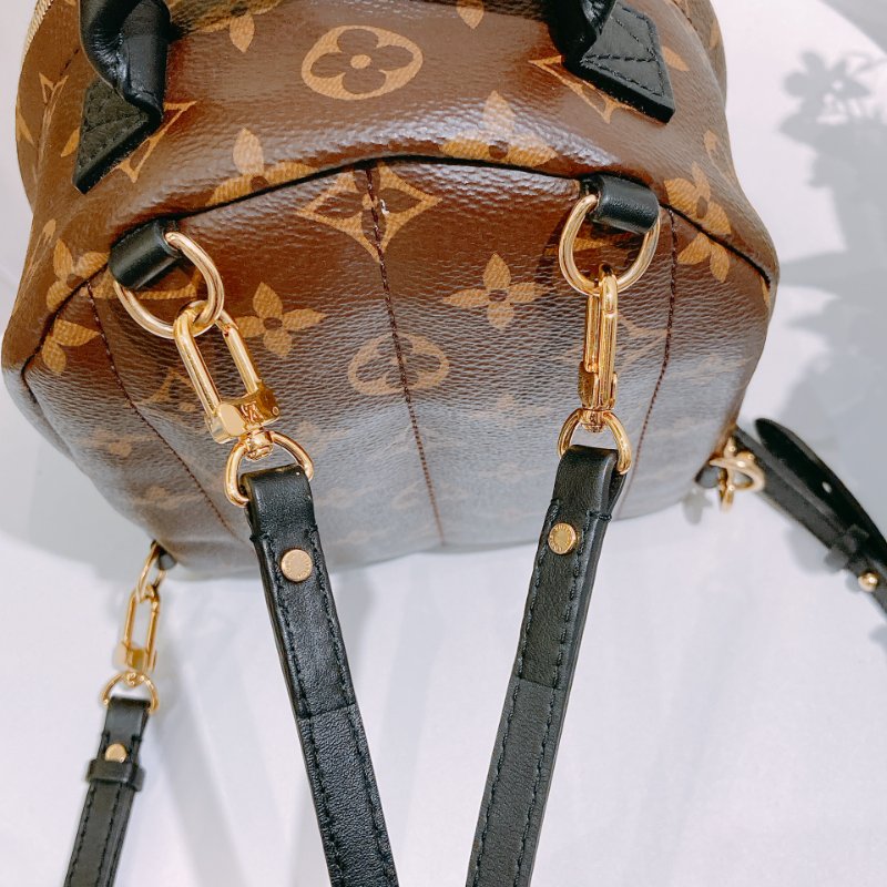 TW4829 Louis Vuitton 路易威登 迷你 經典小背包 Palm Springs Mini Backpack Monogram Canvas Brown-22