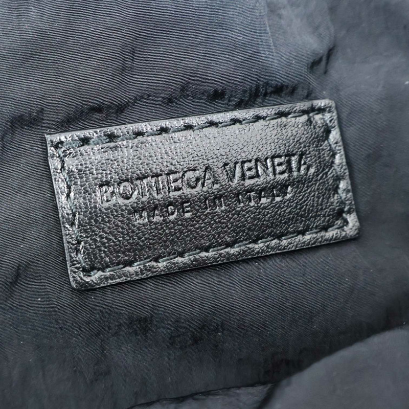黑色 編織羊皮 Dustbag 肩背包 796728【BOTTEGA VENETA BV 寶緹嘉】 796728-3