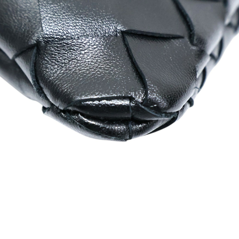 黑色 編織羊皮 Dustbag 肩背包 796728【BOTTEGA VENETA BV 寶緹嘉】 796728-7