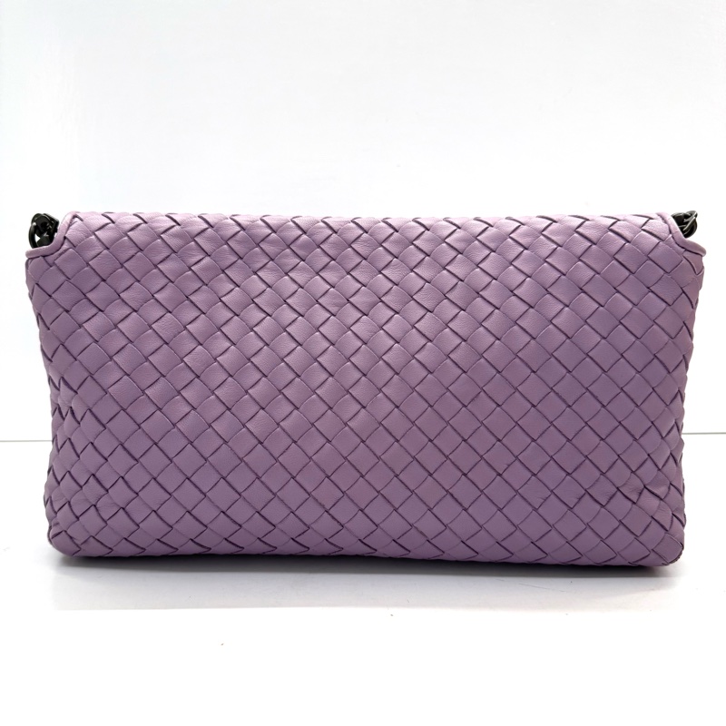 BOTTEGA VENETA 寶緹嘉 紫色編織斜背包 CROSSBODY-1