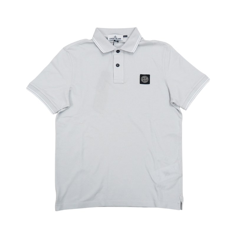 Stone Island 十字品牌黑標男生短袖Polo上衣-0