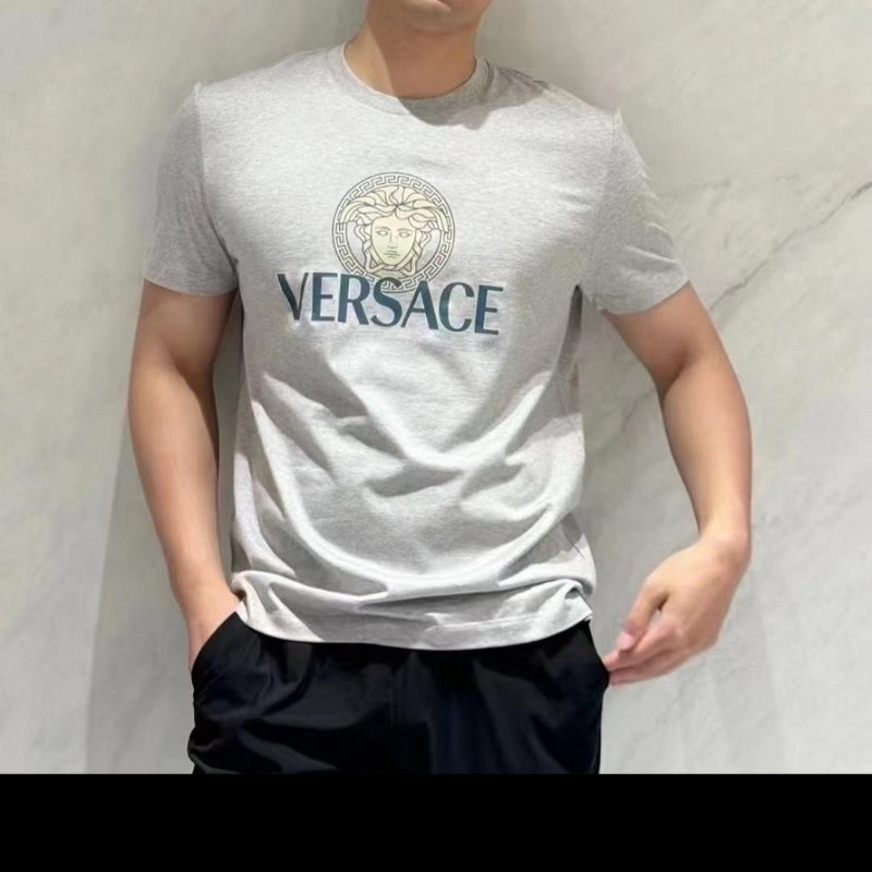 💎Han's house精品服飾💎VERSACE 凡賽斯 女王頭 LOGO T恤 短袖 短T 原價16500-0