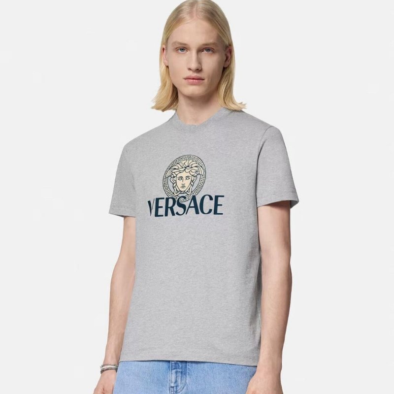 💎Han's house精品服飾💎VERSACE 凡賽斯 女王頭 LOGO T恤 短袖 短T 原價16500-2