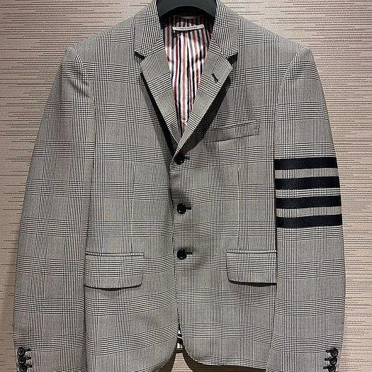 💎Han's house精品服飾💎Thom Browne TB 4槓 威爾斯親王 西裝外套 套裝 日本製 現貨1,3號 原價116300-2