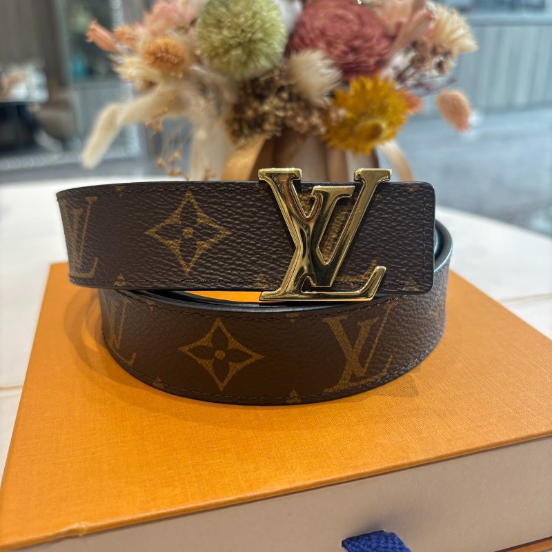*SHIHNA名牌精品* LV M0565W 老花皮帶 女版80cm-0