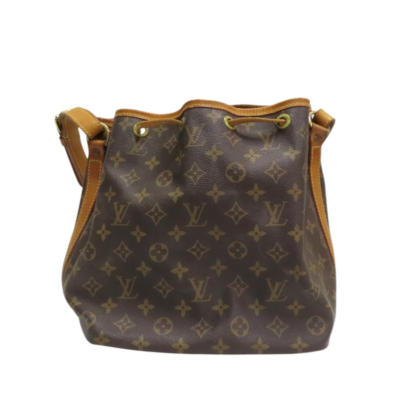 棕色 原花 帆布 NOE 肩背包【LOUIS VUITTON LV 路易威登】 M42226-1