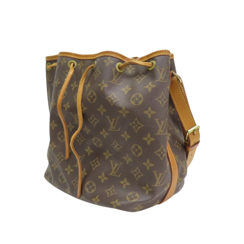 棕色 原花 帆布 NOE 肩背包【LOUIS VUITTON LV 路易威登】 M42226-2