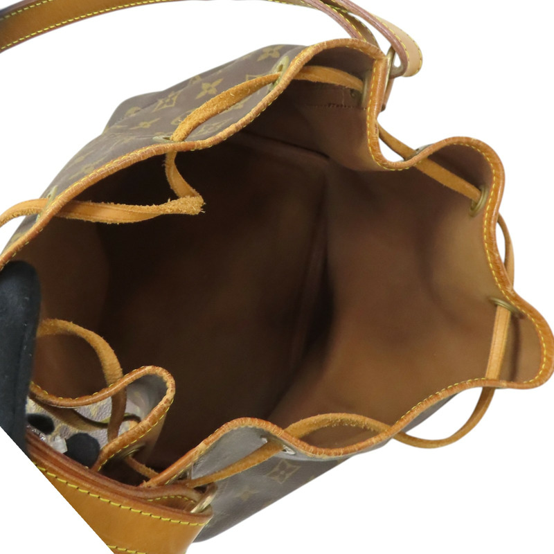 棕色 原花 帆布 NOE 肩背包【LOUIS VUITTON LV 路易威登】 M42226-4