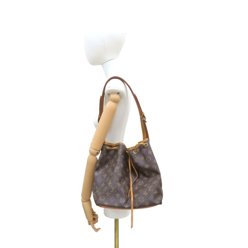 棕色 原花 帆布 NOE 肩背包【LOUIS VUITTON LV 路易威登】 M42226-6