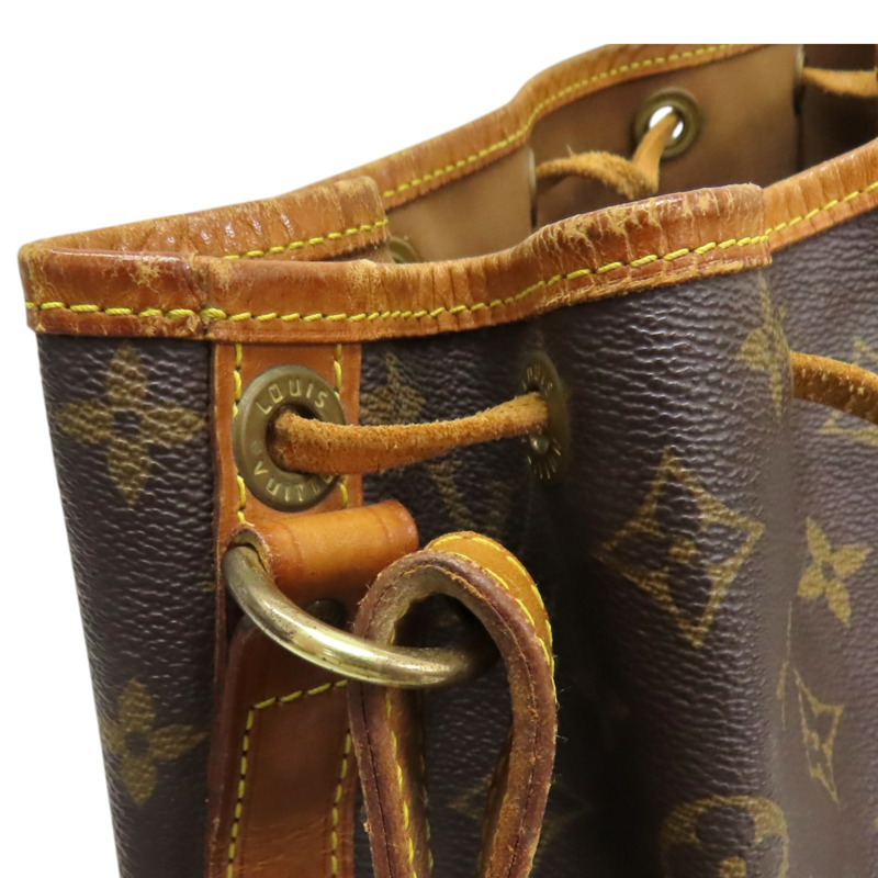 棕色 原花 帆布 NOE 肩背包【LOUIS VUITTON LV 路易威登】 M42226-13
