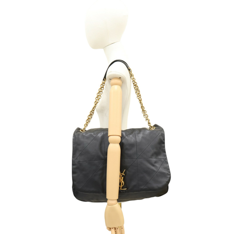 黑色 小羊皮 Jamie 4.3 肩背包【SAINT LAURENT 聖羅蘭】 742431-7