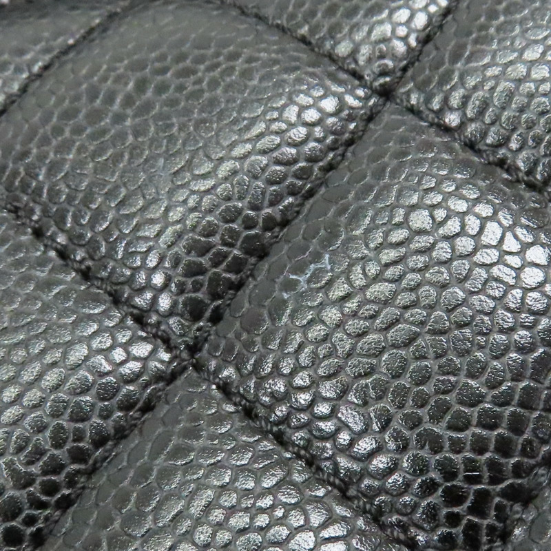 黑色 荔枝紋牛皮 GST Tote 手提包【CHANEL 香奈兒】 A50995-15