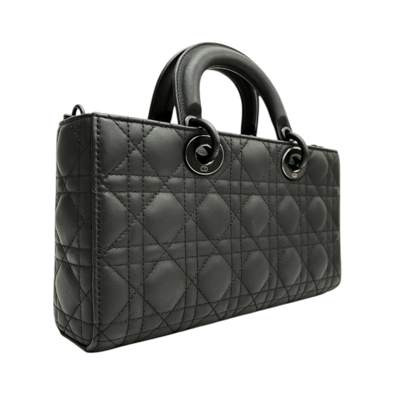 黑色 羊皮 Lady D-Joy 兩用包【Dior 迪奧】 M0540SLOI-1