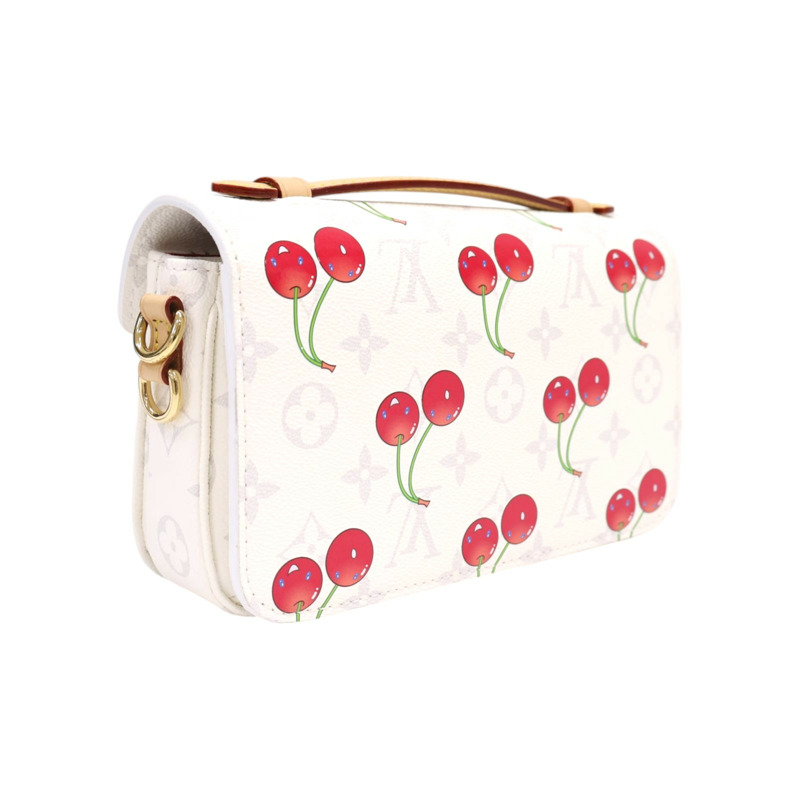白色 原花帆布 Pochette Metis East West 兩用包 村上隆【LOUIS VUITTON LV 路易威登】 M14231-1