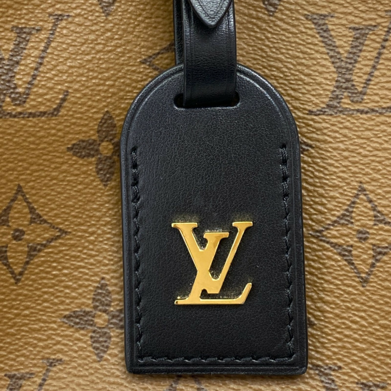 棕色 原花 Reverse帆布 Atlantis BB 肩背包【LOUIS VUITTON LV 路易威登】 M46816-4